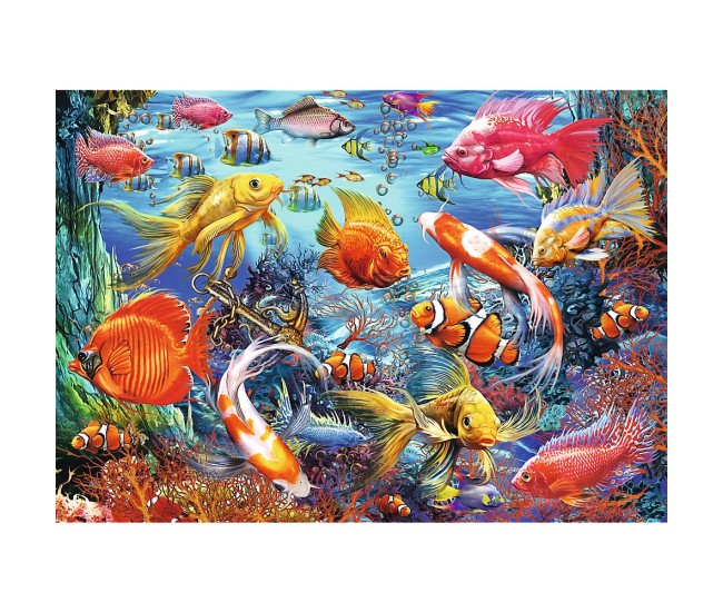Puzzle trefl 1000 forme ascunse viata subacvatica Puzzle trefl 1000 forme ascunse viata subacvatica