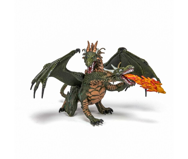 Papo figurina dragon cu 2 capete Papo figurina dragon cu 2 capete