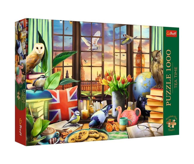 Puzzle trefl 1000 premium plus tea time toate lucrurile britanice Puzzle trefl 1000 premium plus tea time toate lucrurile britanice