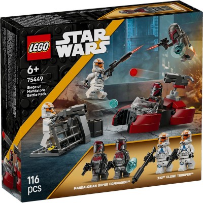 Lego star wars pachet de lupta asediul de pe mandalore 75449