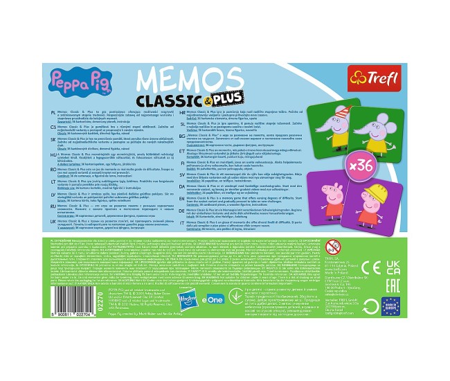 Joc memos classic plus peppa pig