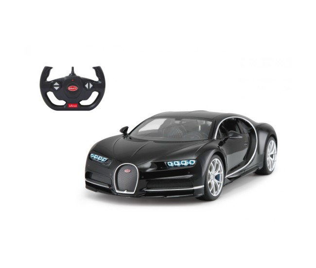 Masina cu telecomanda bugatti chiron negru scara 1 la 14 Masina cu telecomanda bugatti chiron negru scara 1 la 14