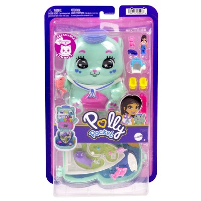Polly pocket set gentuta animalut pisicuta marinar cu accesorii