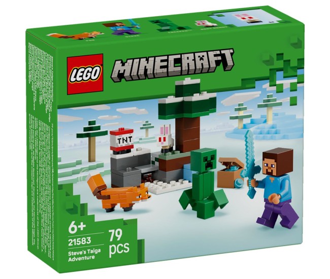 Lego minecraft aventura din taiga a lui steve 21583