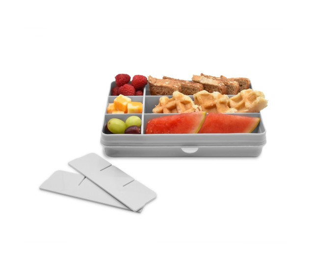 Cutie snack 12 compartimente, melii, grey