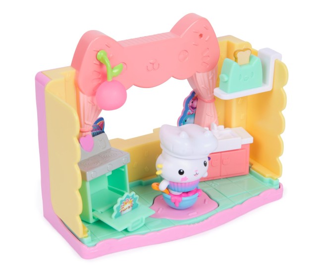 Gabbys dollhouse filmul camere pentru casa de papusi a lui gabby bucatarie cu figurine si accesorii Gabbys dollhouse filmul camere pentru casa de papusi a lui gabby bucatarie cu figurine si accesorii