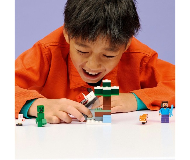 Lego minecraft aventura din taiga a lui steve 21583