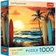 Puzzle trefl 1000 colectia sua apus de soare pentru surf poster inclus Puzzle trefl 1000 colectia sua apus de soare pentru surf poster inclus
