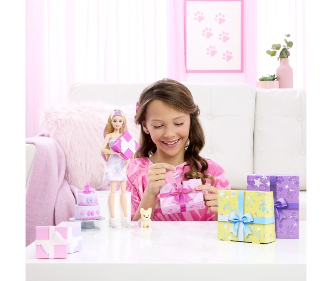 Barbie papusa party unboxed reveal blonda Barbie papusa party unboxed reveal blonda