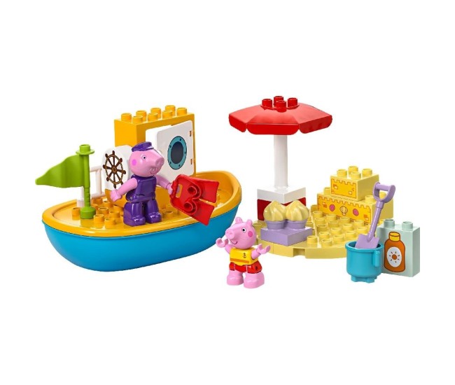 Lego duplo excursia cu barca a purcelusei peppa 10432 Lego duplo excursia cu barca a purcelusei peppa 10432
