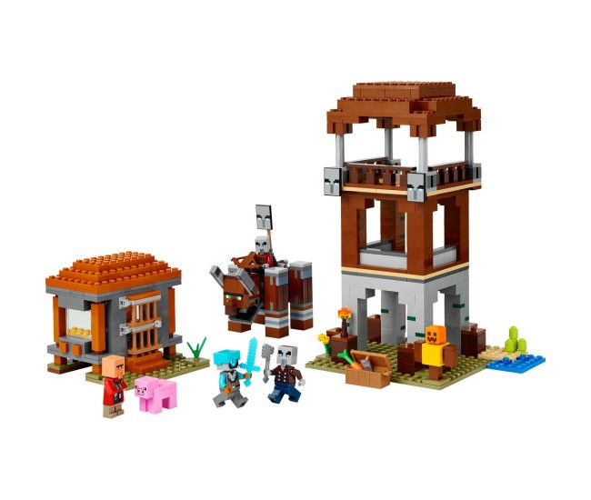 Lego minecraft avanpostul jefuitorului si distrugator 21278 Lego minecraft avanpostul jefuitorului si distrugator 21278