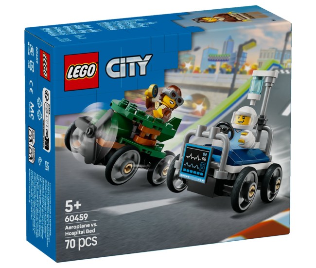 Lego city pachet de curse avion vs. pat de spital 60459 Lego city pachet de curse avion vs. pat de spital 60459
