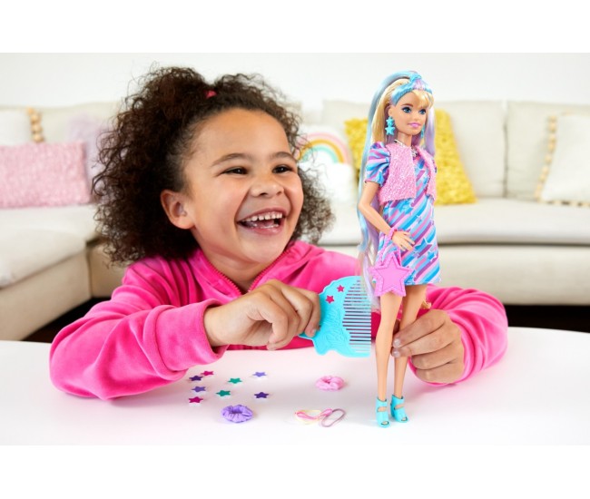 Barbie totally hair papusa barbie blonda