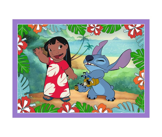 Puzzle trefl 4in1 stitch ziua fermecata Puzzle trefl 4in1 stitch ziua fermecata
