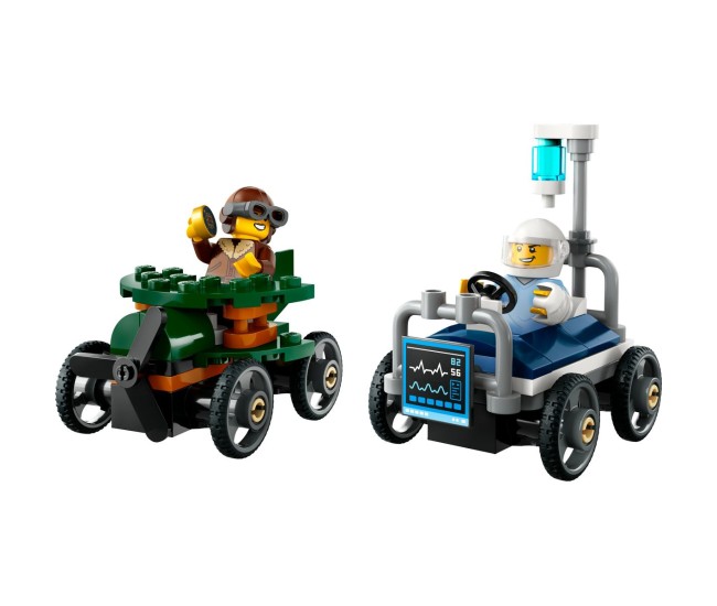 Lego city pachet de curse avion vs. pat de spital 60459 Lego city pachet de curse avion vs. pat de spital 60459