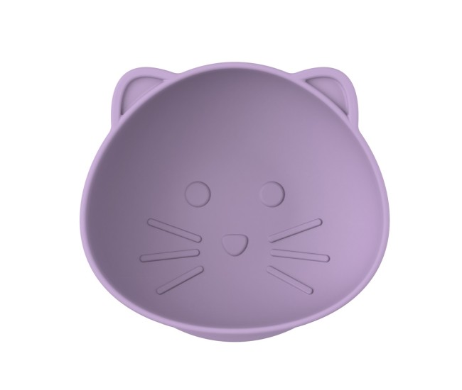 Set 2 castronele cu ventuza silicon melii model pisica Set 2 castronele cu ventuza silicon melii model pisica