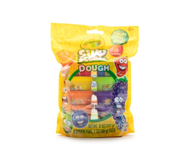 Crayola silly scents set 8 borcanase cu plastilina parfumata Crayola silly scents set 8 borcanase cu plastilina parfumata
