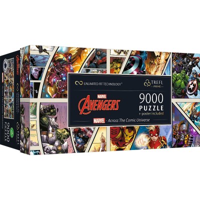 Puzzle trefl uft 9000 marvel avengers prin universul comic