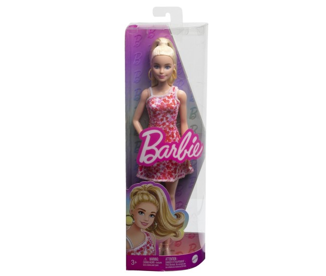 Papusa barbie fashionista blonda cu parul prins in coada Papusa barbie fashionista blonda cu parul prins in coada