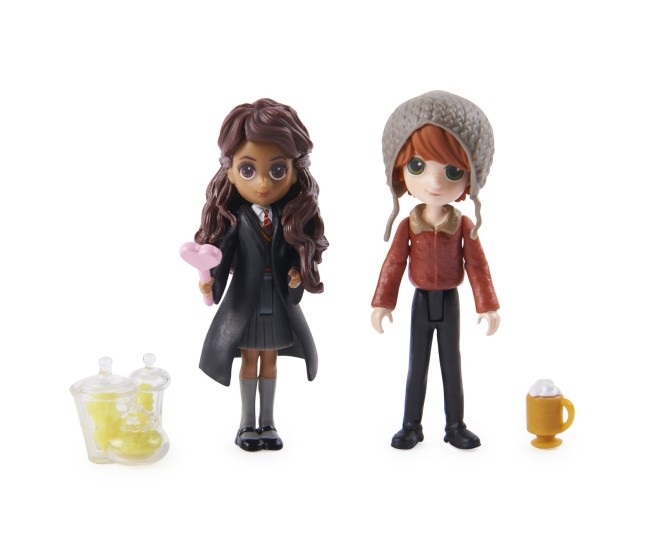 Harry potter wizarding world magical minis set 2 figurine ron si parvati Harry potter wizarding world magical minis set 2 figurine ron si parvati
