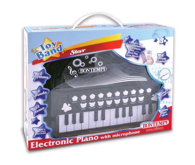 Bontempi pian electronic cu 24 de clape Bontempi pian electronic cu 24 de clape