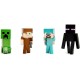 Jada minecraft set 4 figurine metalice 6.5cm Jada minecraft set 4 figurine metalice 6.5cm