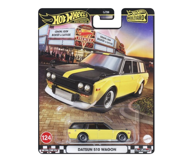 Hot wheels premium boulevard masinuta metalica datsun 510 wagon scara 1:64 Hot wheels premium boulevard masinuta metalica datsun 510 wagon scara 1:64