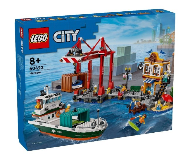 Lego city port si nava de transport marfa 60422 Lego city port si nava de transport marfa 60422