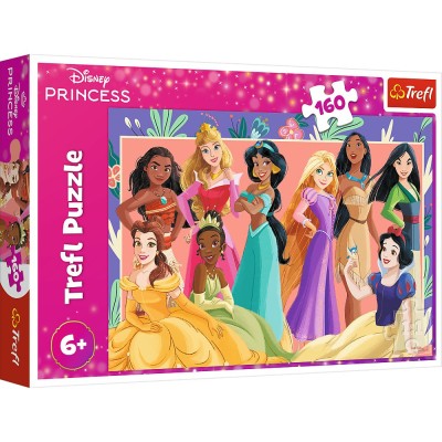 Puzzle trefl 160 disney princess printese adevarate Puzzle trefl 160 disney princess printese adevarate
