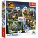 Puzzle trefl jurassic world 4in1 in lumea dinozaurilor Puzzle trefl jurassic world 4in1 in lumea dinozaurilor