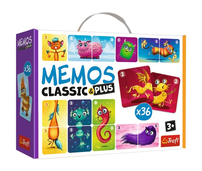 Joc memos classic plus dragutii monstri Joc memos classic plus dragutii monstri