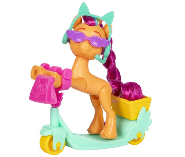 My little pony sunny starscout pe scooter set figurina si 4 accesorii My little pony sunny starscout pe scooter set figurina si 4 accesorii