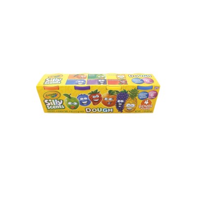 Crayola silly scents set 4 borcanase cu plastilina parfumata