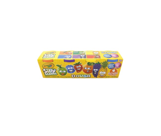 Crayola silly scents set 4 borcanase cu plastilina parfumata Crayola silly scents set 4 borcanase cu plastilina parfumata