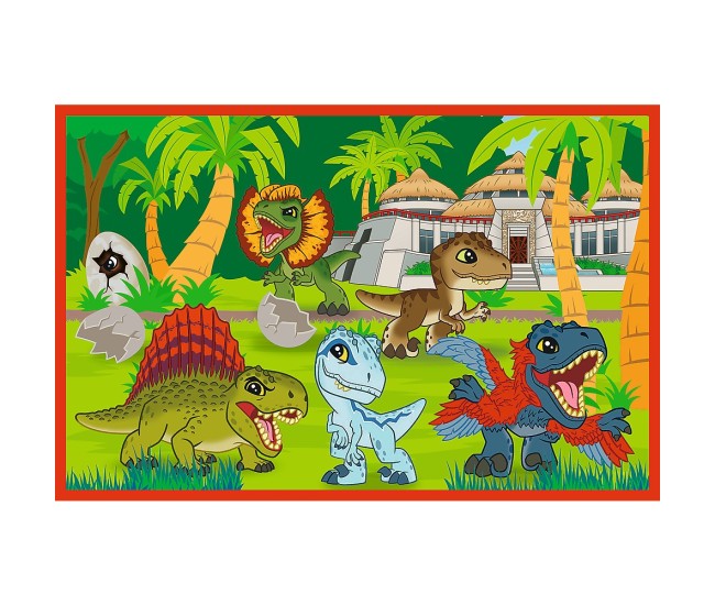 Puzzle trefl 2x70 jurassic world universul jurassic park Puzzle trefl 2x70 jurassic world universul jurassic park