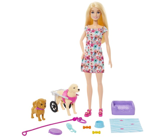 Barbie papusa barbie you can be cu catei Barbie papusa barbie you can be cu catei