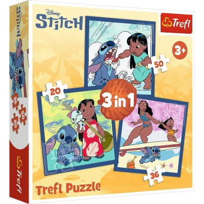Puzzle trefl 3in1 disney stitch ora stitch Puzzle trefl 3in1 disney stitch ora stitch