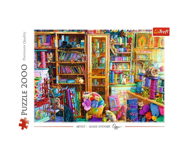 Puzzle trefl 2000 paradisul pisicutelor Puzzle trefl 2000 paradisul pisicutelor