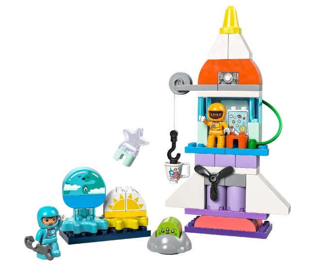 Lego duplo aventura cu naveta spatiala 3 in 1 10422 Lego duplo aventura cu naveta spatiala 3 in 1 10422