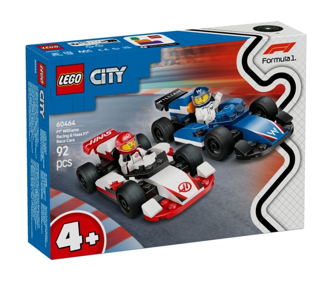 Lego city masini de curse f1 williams racing si haas f1 60464 Lego city masini de curse f1 williams racing si haas f1 60464