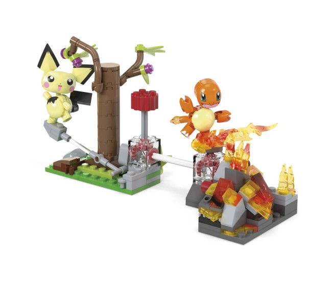 Pokemon mega set de constructie forajele forestiere ale lui pichu Pokemon mega set de constructie forajele forestiere ale lui pichu