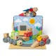 Melissa and doug set de constructie din lemn vehicule