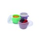 Set 6 recipiente silicon snap&go, melii, 59 ml