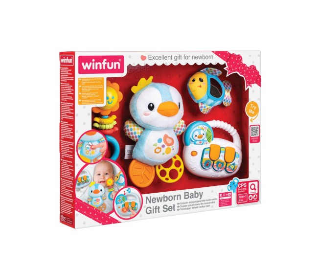 Winfun set jucarii interactive cadou pentru nou nascuti
