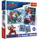 Puzzle trefl 2in1 memo avengers eroii in actiune Puzzle trefl 2in1 memo avengers eroii in actiune