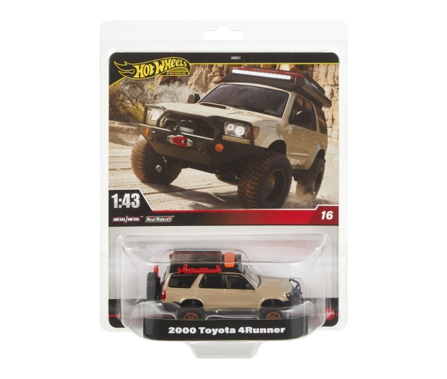 Hot wheels premium real riders masinuta metalica toyota 4runner 2000 scara 1:43 Hot wheels premium real riders masinuta metalica toyota 4runner 2000 scara 1:43