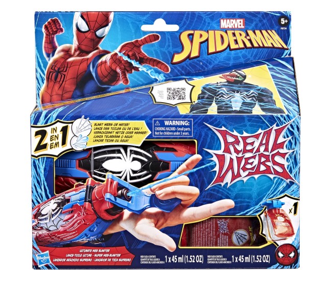 Spiderman blaster cu panza de paianjen Spiderman blaster cu panza de paianjen