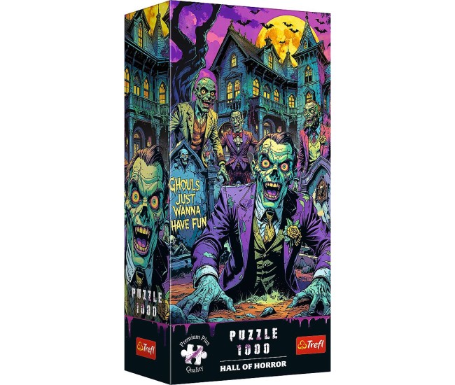 Puzzle trefl 1000 premium plus sala groazei zombi Puzzle trefl 1000 premium plus sala groazei zombi