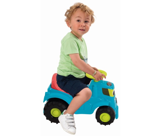 Ecoiffier set tractor ride cu remorca si cositoare