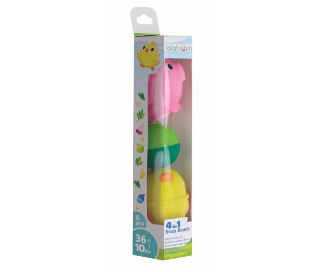 Lalaboom joc de dezvoltare bebe montessori 6 piese Lalaboom joc de dezvoltare bebe montessori 6 piese